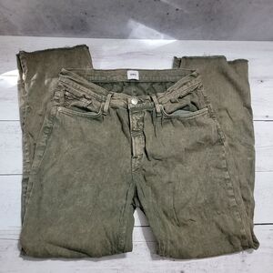 Edwin, Khaki Green Denim Pants, Size 29